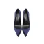 Chic / Belle Bleu Marine Promo Satin Escarpins 2020 10 cm Talons Aiguilles À Bout Pointu Escarpins