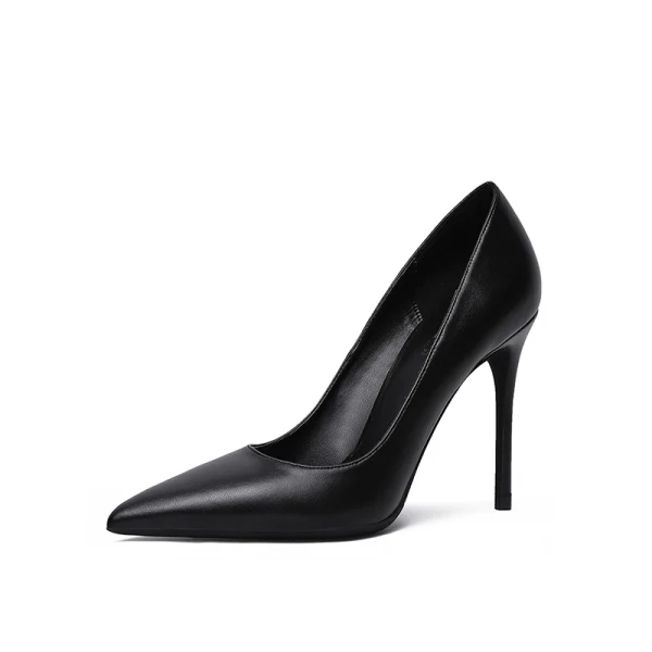Edles Marineblau Strassenmode Pumps 2020 10 cm Stilettos Spitzschuh Pumps
