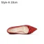 Scintillantes Rouge Soirée Glitter Paillettes Escarpins 2020 Noeud 10 cm Talons Aiguilles À Bout Pointu Escarpins
