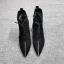 Chic / Beautiful Winter Dark Green Street Wear Suede Womens Boots 2020 Leather 8 cm Stiletto Heels Pointed Toe Boots