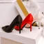 Élégant Rouge Perle Chaussure De Mariée 2020 Cuir 9 cm Talons Aiguilles À Bout Pointu Mariage Escarpins