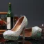 Glitzernden Charmant Multifarben Strass Karneval Club Pumps 2020 Leder Wasserdichte 14 cm Stilettos Spitzschuh Pumps