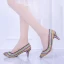 Chic / Belle Multi-Couleurs Faux Diamant Club de carnaval Escarpins 2020 Cuir 6 cm Talons Aiguilles À Bout Pointu Escarpins