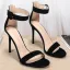 Schlicht Rot Abend Wildleder Sandalen Damen 2020 Knöchelriemen 10 cm Stilettos Peeptoes Sandaletten