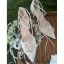 Classy Ivory Lace Flower Wedding Shoes 2020 Leather Pearl Rhinestone 6 cm Stiletto Heels Pointed Toe Wedding Heels