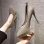 Sexy Black Rave Club Rhinestone Pumps 2020 12 cm Stiletto Heels Pointed Toe Pumps