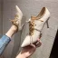 Fashion Black Street Wear Pumps 2020 7 cm Stiletto Heels Pointed Toe Pumps