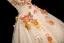 Flower Fairy Champagne Lace Flower Appliques Prom Dresses 2025 Ball Gown Spaghetti Straps Sleeveless Backless Formal Dresses