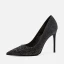 Scintillantes Argenté Soirée Paillettes Escarpins 2021 Cuir 10 cm Talons Aiguilles À Bout Pointu Escarpins