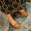 Vintage Braun Freizeit Pumps 2021 Leder 5 cm Stilettos Quadratische Zehe Pumps
