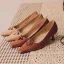 Vintage Bruin Toevallig Bloem Pumps 2021 Leer 5 cm Naaldhakken / Stiletto Vierkante Teen Pumps