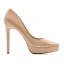 Chic / Beautiful Burgundy Cocktail Party Leather Pumps 2021 Patent Leather Waterproof 10 cm Stiletto Heels Pointed Toe Pumps