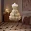 Sparkly Gold Beading Pearl Sequins Short Party Dresses 2025 A-Line / Princess Strapless Sleeveless Backless Cocktail Party Evening Party Formal Dresses
