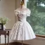 Elegant White Satin Butterfly Bow Appliques Birthday Party Dresses 2024 Ball Gown Off-The-Shoulder Sleeveless Backless Short Formal Dresses