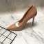 Schöne Schwarz Strassenmode Schlangenhautmuster Pumps 2021 10 cm Stilettos Spitzschuh Pumps