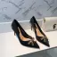 Charmant Burgunderrot Abend Strass Schleife Pumps 2021 8 cm Stilettos Spitzschuh Hochhackige