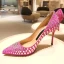 Sexy Tan Abend Strass Pumps 2021 Leder 10 cm Stilettos Hochhackige Spitzschuh Pumps