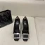 Vintage / Retro Green Silk Satin Prom Rhinestone Pumps 2021 7 cm Stiletto Heels Square Toe High Heels