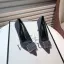 Mooie / Prachtige Zwarte OL Suede Pumps 2021 8 cm Naaldhakken / Stiletto Spitse Neus Hoge Hakken