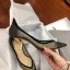 Charming Black Dating See-through Spotted Pumps 2021 Tulle High Heels 6 cm Stiletto Heels Pointed Toe Pumps