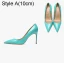 Chic / Beautiful Mint Green Prom Patent Leather Pumps 2021 Leather 10 cm Stiletto Heels High Heels Pointed Toe Pumps