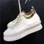 Fashion Modest / Simple Black Winter Casual Plush Canvas Platform Womens Shoes 2021 Round Toe