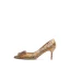Edles Champagner Seide Ball Pumps 2021 Leder Strass Hochhackige 6 cm Stilettos Spitzschuh Pumps