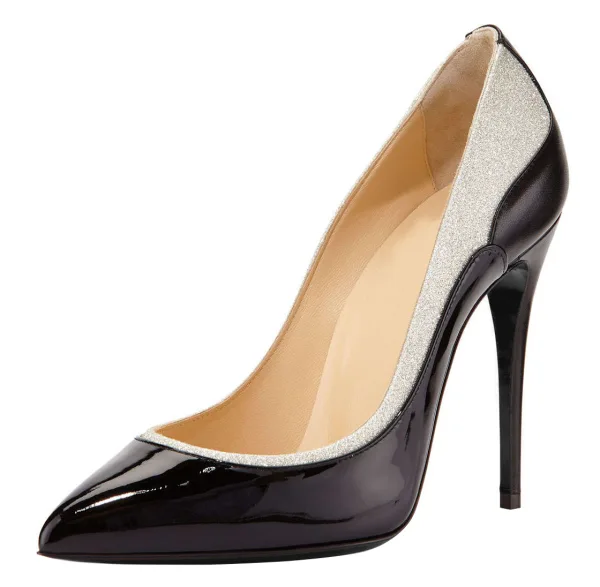 Chic / Beautiful Mint Green Sequins Evening Party Pumps 2021 10 cm Stiletto Heels High Heels Pointed Toe Pumps