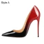 Charming Cocktail Party Red Gradient-Color Pumps 2021 10 cm Stiletto Heels High Heels Pointed Toe Pumps