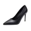 Simple Noire Bureau OL Escarpins 2021 9 cm Talons Aiguilles À Bout Pointu Escarpins Talons Hauts