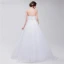 Chic / Belle Noire Robe De Mariée 2018 Princesse Organza Noeud Bustier Dos Nu Sans Manches Longue Mariage
