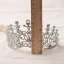 Mode Silver Brudsmycken 2017 Kristall Rhinestone Metall Tiara