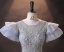 Vintage / Retro Quinceañera Prom Dresses 2024 Sky Blue Crossed Straps Beading Pearl Tulle Cap Sleeves Ball Gown Formal Dresses