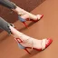 Sexy Noire Cocktail Sandales Femme 2021 X-Strap 9 cm Talons Aiguilles Peep Toes / Bout Ouvert Sandales Talons Hauts