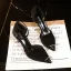 Charmant Blau Freizeit Strass Wildleder Sandalen Damen 2021 Knöchelriemen 8 cm Stilettos Spitzschuh Sandaletten Hochhackige