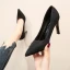 Scintillantes Noire Glitter Soirée Escarpins 2021 8 cm Talons Aiguilles À Bout Pointu Escarpins Talons Hauts