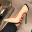Fashion Black Cocktail Party Pumps High Heels 2021 Leather 10 cm Stiletto Heels Pointed Toe Pumps