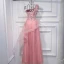 Charmant Robe Pour Mariage 2017 En Dentelle Paillettes Fleur Une épaule Sans Manches Longueur Cheville Empire Robe Demoiselle D'honneur