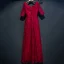 Chic / Belle Rouge Robe De Ceremonie 2017 Princesse En Dentelle Fleur Perlage Encolure Dégagée 1/2 Manches Longueur Cheville Robe De Soirée