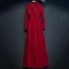 Chic / Beautiful Red Formal Dresses 2017 A-Line / Princess Lace Flower Beading High Neck Floor-Length / Long Long Sleeve Evening Dresses