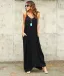 Modern / Fashion White Summer Casual Maxi Dresses 2018 Spaghetti Straps Backless Short Sleeve Ankle Length Womens Clothing