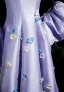 Elegant Lavender Pearl Appliques Prom Dresses 2025 A-Line / Princess Strapless Short Sleeve Backless Sweep Train Prom Formal Dresses