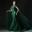 Luxury / Gorgeous Dark Green Evening Dresses  With Cloak 2018 Trumpet / Mermaid Beading Pearl Rhinestone Scoop Neck Backless Sleeveless Sweep Train Formal Dresses