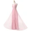 Chic / Beautiful Bridesmaid Dresses 2017 A-Line / Princess Ruffle V-Neck Sleeveless Floor-Length / Long Bridesmaid