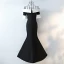 Chic / Beautiful Evening Dresses  2017 Trumpet / Mermaid Off-The-Shoulder Zipper Up Short Sleeve Ankle Length Evening Party