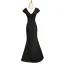 Chic / Beautiful Evening Dresses  2017 Trumpet / Mermaid Crystal V-Neck Backless Zipper Up Short Sleeve Floor-Length / Long Evening Party