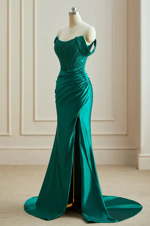 slim fit dress slacks Baltic Born Womens Estefania Maxi Dress | Dark Sage main image 1