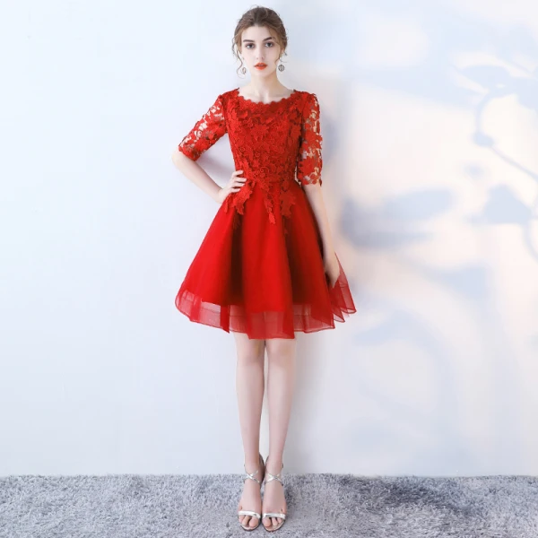 homecoming short dresses 2017 Fantastic Tulle Halter Neckline A-Line Short Homecoming Dresses With Lace Appliques 2017 US8 / White