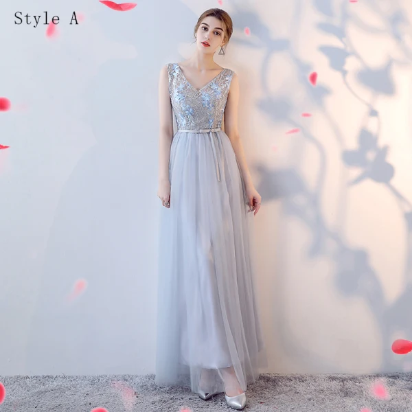 Chic / Beautiful Sky Blue Bridesmaid Dresses 2017 A-Line / Princess Crossed Straps Lace Flower Bow Backless Ankle Length Bridesmaid Wedding Party Dresses