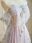 Fée Des Fleurs Rose Bonbon Florale Paillettes Robe De Bal 2024 Dentelle de retour Sans Manches Princesse Robe De Cérémonie